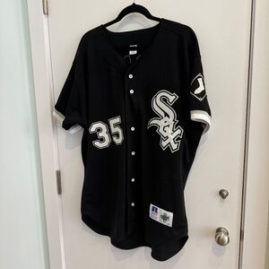 Vintage 90's/One Of a Kind Frank Thomas White Sox Players Jersey size 48